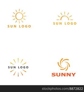 Sun Vector illustration Icon Logo Template design