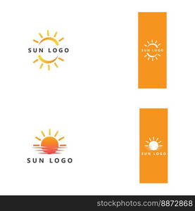 Sun Vector illustration Icon Logo Template design