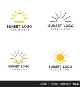 Sun Vector illustration Icon Logo Template design