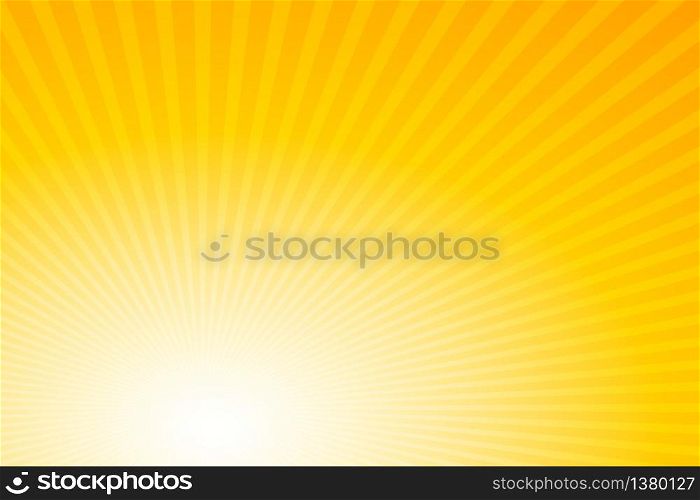 Sunbeams: Bright rays background stock illustration