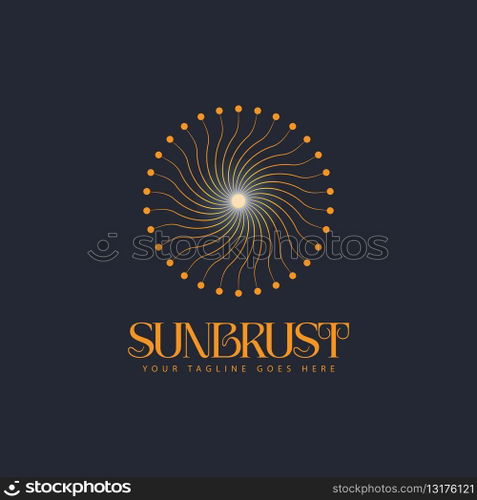 sunbrust logo vector