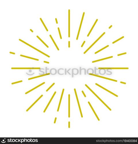 Sunburst icon. Sun light star rays explosion effect. Vector illustration.. Sunburst icon. Sun light star rays explosion effect.