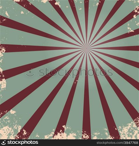 Sunburst Pattern with rays. Vector retro background. Vector illustration.