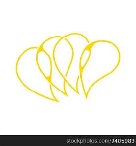Sunflower Logo, Flower Garden Simple Design, Vector Illustration template
