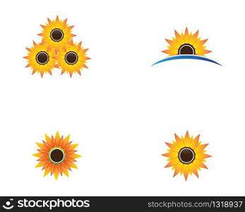 Sunflower symbol illustration design
