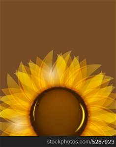 Sunflowers vector illustration background vector illustration