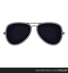 Sunglasses icon. Cartoon illustration of sunglasses vector icon for web. Sunglasses icon, cartoon style