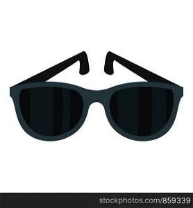 Sunglasses icon. Flat illustration of sunglasses vector icon for web design. Sunglasses icon, flat style