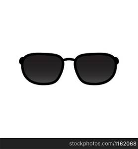 Sunglasses icon vector isolated on white background