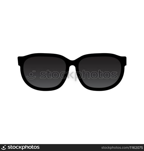 Sunglasses icon vector isolated on white background