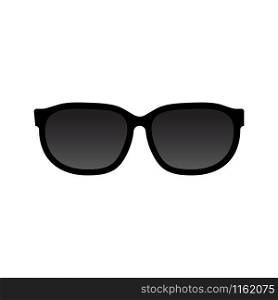 Sunglasses icon vector isolated on white background