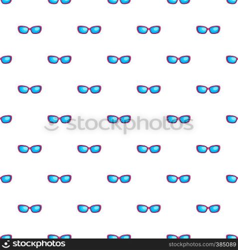 Sunglasses pattern. Cartoon illustration of sunglasses vector pattern for web. Sunglasses pattern, cartoon style
