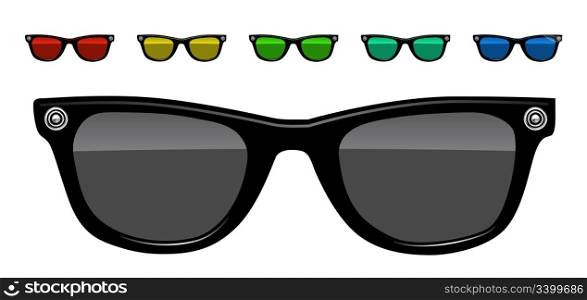 sunglasses vector illustration