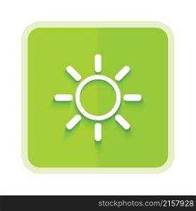 sunny daylight line icon