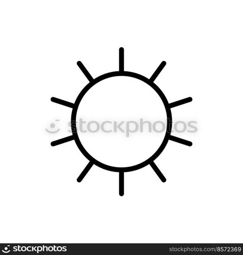 sunny icon vector template