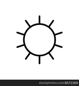 sunny icon vector template