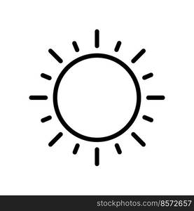 sunny icon vector template