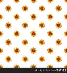 Sunny plant pattern seamless vector repeat for any web design. Sunny plant pattern seamless vector