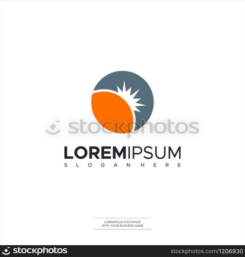 Sunset Logo Sun Logo Icon Vector Template Design