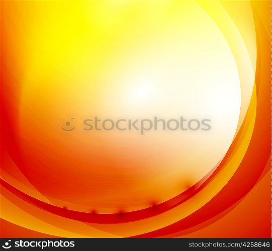 Sunshine orange background