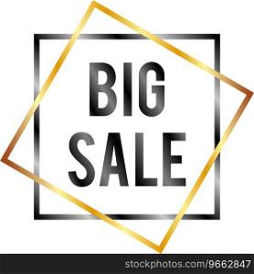 Super big sale a logo for your product promotion Vector Image