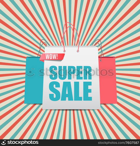 Super sale banner poster. Vector illustration EPS10. Super sale banner poster. Vector illustration
