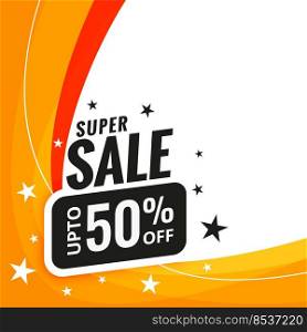 super sale discount banner design