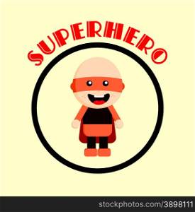 superhero cartoon character avatar vector graphic art illustration