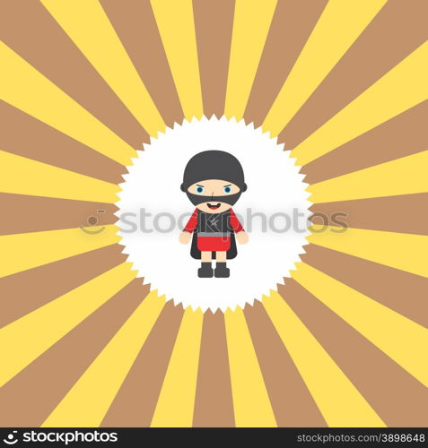 superhero cartoon character theme graphic art vector illustration. superhero cartoon character