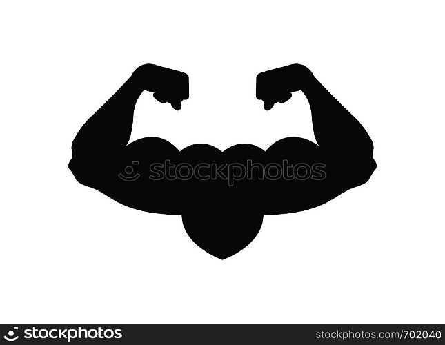 Superhero icon. Strong man vector icon. Srong man logo. Eps10. Superhero icon. Strong man vector icon. Srong man logo