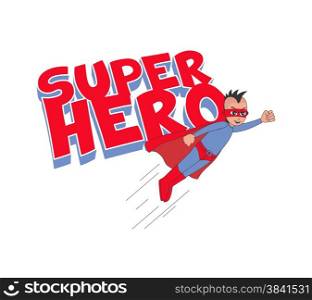 superhero theme vector graphic art design illustration