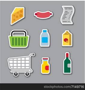 supermarket icons