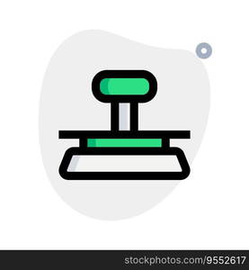 Supermarkets work with weighing balance machines.