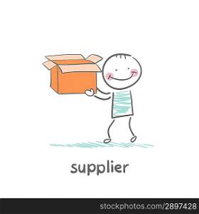 supplier is an empty box