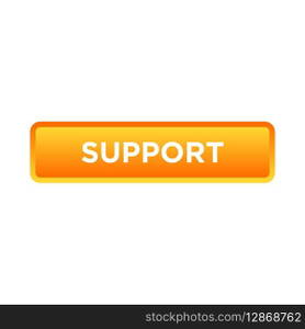 support button website vector template