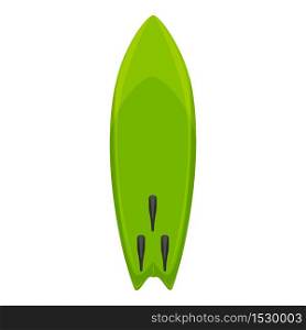 Surfboard icon. Cartoon of surfboard vector icon for web design isolated on white background. Surfboard icon, cartoon style