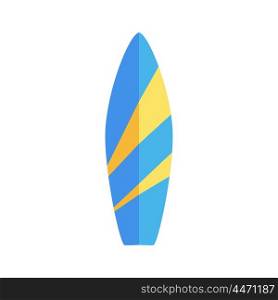 Surfboards for Surfing. Set of surfboards for surfing isolated on white background. Vector illustration