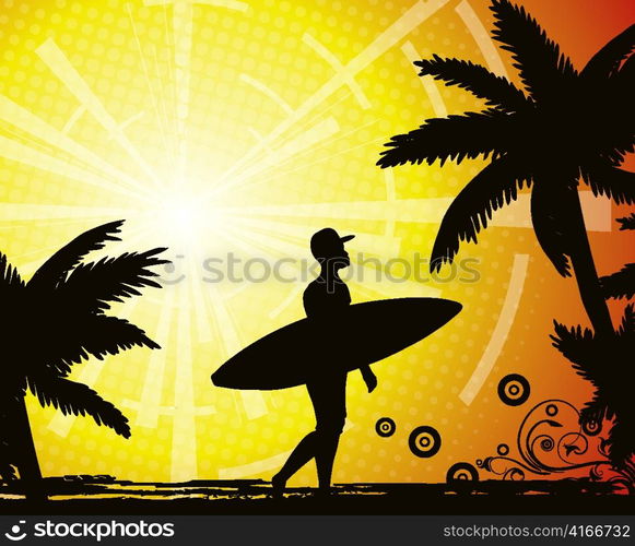 surfer vector