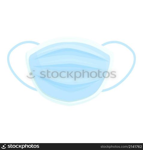 Surgical mask icon cartoon vector. Medical doctor. Virus safety. Surgical mask icon cartoon vector. Medical doctor