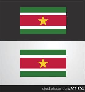 Suriname Flag banner design