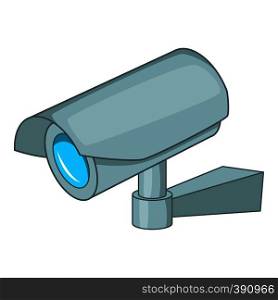 Surveillance camera icon. Cartoon illustration of surveillance camera vector icon for web design. Surveillance camera icon, cartoon style