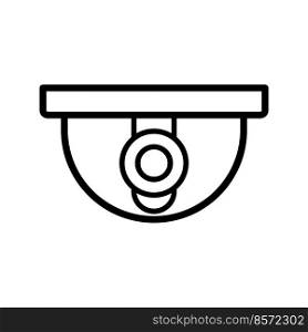 surveillance camera icon vector template