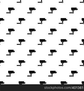 Surveillance camera pattern. Simple illustration of surveillance camera vector pattern for web. Surveillance camera pattern, simple style