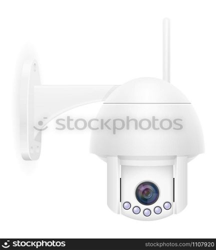 surveillance video camera home security system vector illustration vector illustration isolated on white background