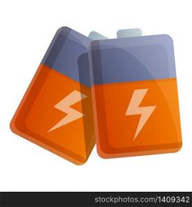 Survival battery pack icon. Cartoon of survival battery pack vector icon for web design isolated on white background. Survival battery pack icon, cartoon style