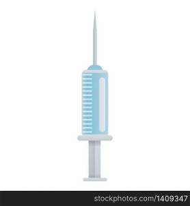 Survival syringe icon. Cartoon of survival syringe vector icon for web design isolated on white background. Survival syringe icon, cartoon style