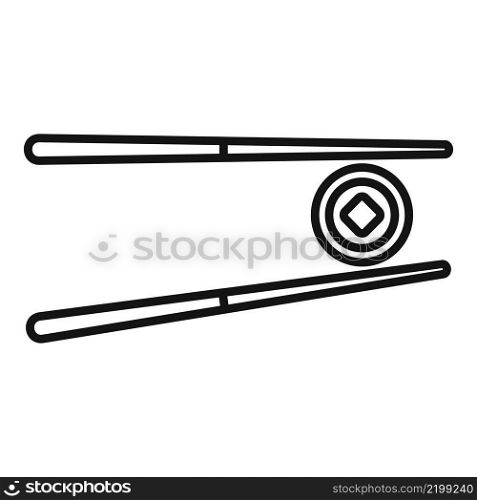 Sushi icon outline vector. Japan food. Japanese sashimi. Sushi icon outline vector. Japan food
