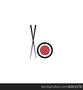 sushi icon vector illustration template design