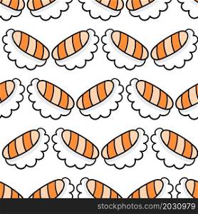 sushi japanese food seamless pattern textile print