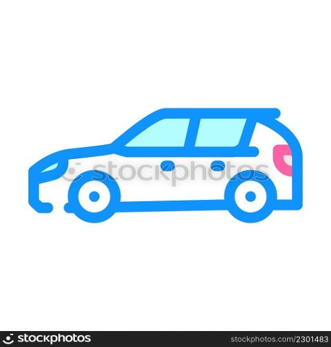 suv car type body color icon vector. suv car type body sign. isolated symbol illustration. suv car type body color icon vector illustration